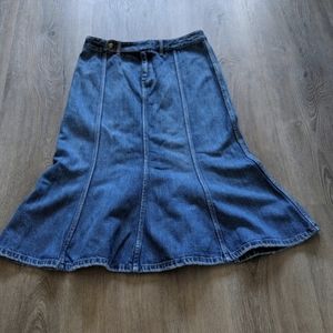 Lauren Jeans Co Ralph Lauren Vintage Denim Skirt 2